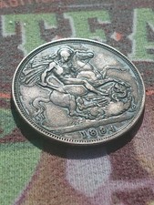 1894 Crown Coin: QUEEN VICTORIA. 1837 - 1901 | LXIII Variant. Rare: Low Mintage