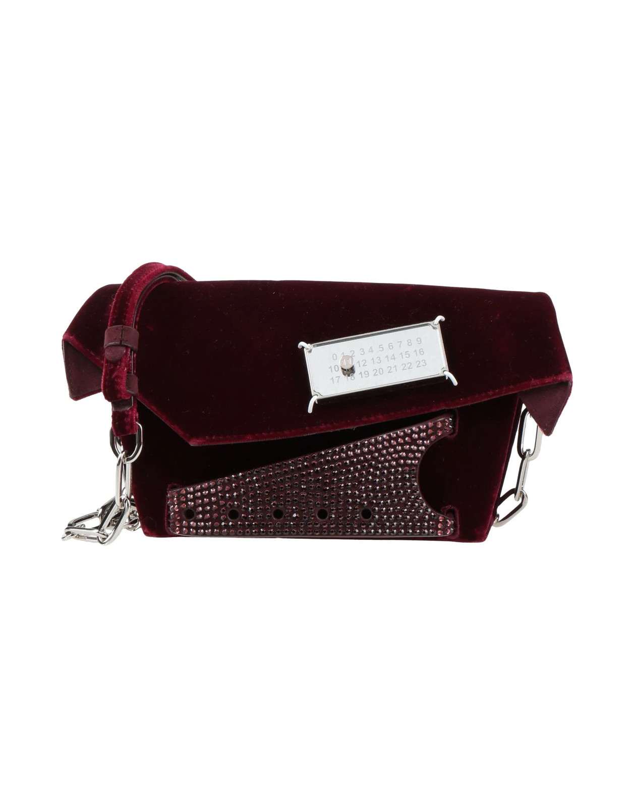 Maison Margiela - Women - Velvet Clutch - Burgundy 436890₽