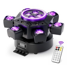 6 Arms Bee Eye Zoom Moving Head Light Beam DMX Stage Light Disco Party Lighting