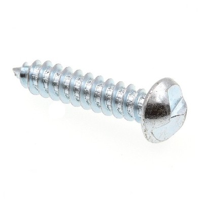 100 PCS 9027891 Zinc Plated Steel #12X1 Inch One Way Sheet Metal Screw