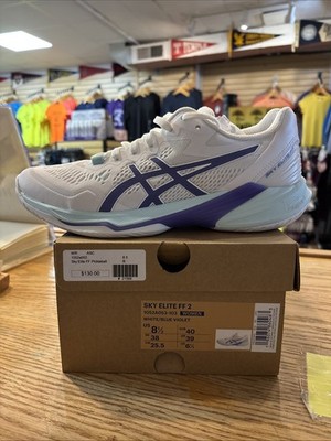 ASICS Sky Elite FF 2 Pickleball - Women s Size 8.5 - White/Blue Violet