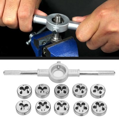Professional Screw Thread Tap Die Set For Thread Processing Hand Tool Kit BAK