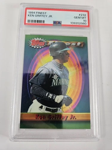 1994 Topps Finest Ken Griffey Jr. #232 PSA 10 Seattle Mariners
