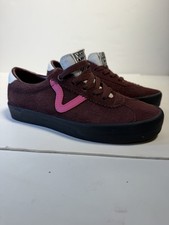 Vans Sport Low Mens S5 Women's Size 6.5 Burgundy Sneakers NEW Back To School