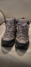 Merrell Gore-Tex Suede Mesh Mid Hiking Boots Pewter/Blue Grass Womens EUR39