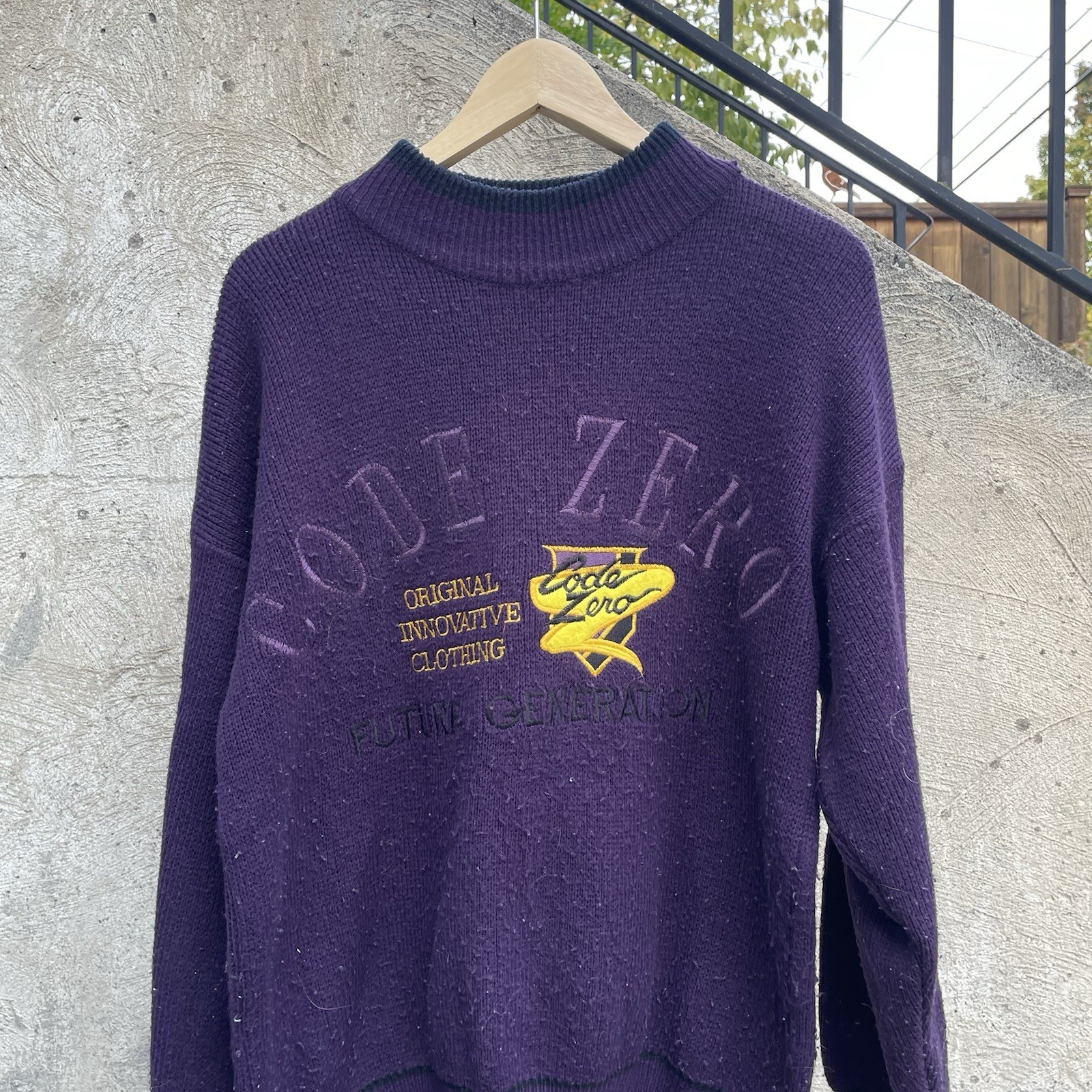 Vintage Code Zero Future Generation Knit Sweater … - image 2
