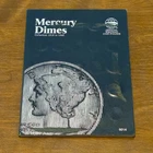 Mercury Dime Set Near Complete Missing 1916D 76 Coins 90% Silver Whitman Album