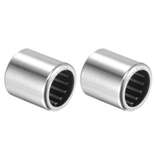 2Pack SCE812 Needle Roller Bearings 1/2" x 11/16" x 3/4" Chrome Steel Open End