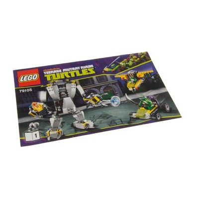 1x Lego Bauanleitung Heft 1 Teenage Ninja Turtles Baxter Robot Rampage 79105