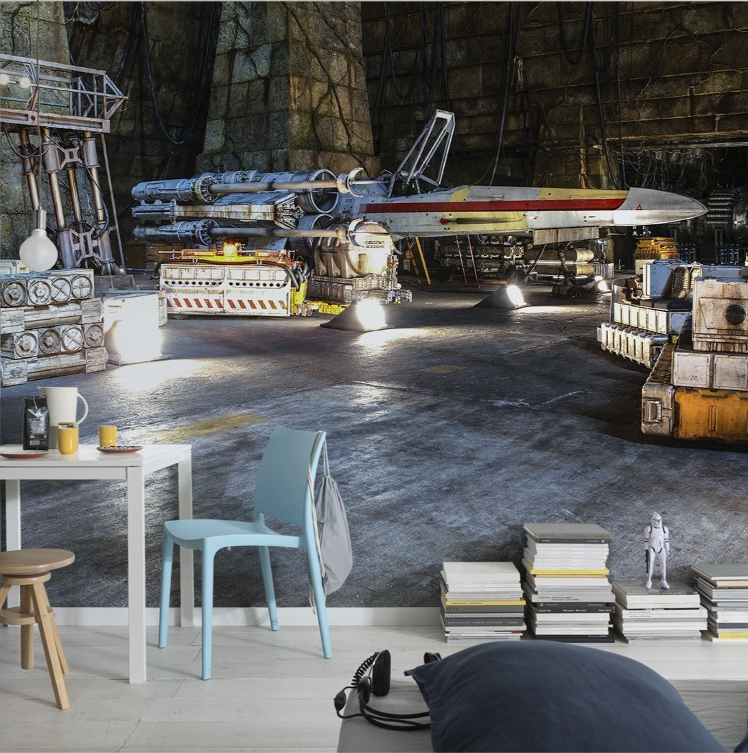 Gigante Carta da Parati Fotografica Star Wars Rebel Base Teen Camera Decorazione