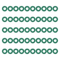 50 StüCk Fkm O-Ring 5,5Mm AußEn-Ø 2,5Mm Innen-Ø 1,5Mm Breite FüR Dichtung GrüN