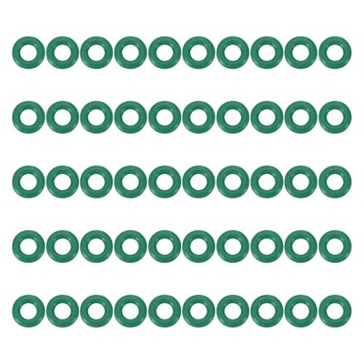 50 Stück FKM O-Ring 5,5mm Außen-Ø 2,5mm Innen-Ø 1,5mm Breite für Dichtung grün