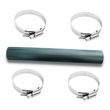 Gasoline Fuel Filler Neck Hose with 4 Hose Clamps,2 inches Inside Reinforced