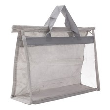 Dust bag bags, transparent bag S size PVC dustproof, light grey