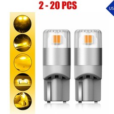 2-20x T10 W5w 194 168 Amber Led License Plate Reading Clearance Light Bulb 2us2t 2-20x T10 W5w 194 168 Amber Led License Plate Reading Clearance Light Bulb 2us2t