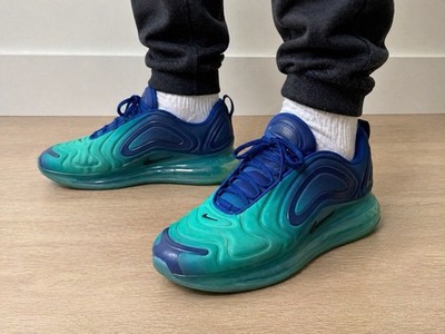 Nike Air Max 720 AO2924-400 Blue Teal Gradient Sneakers Men s Size 12 Running