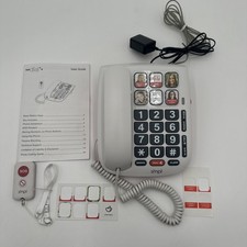 Simpl Photo Button Phone SOS Dial 6 Large Speed Easy Buttons for Seniors Remote