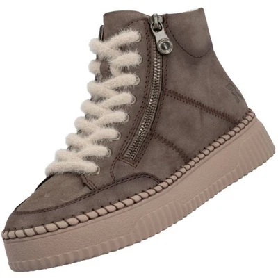 Baskets montantes Rieker pour femme, marron - Photo 1/4