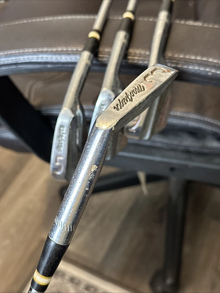 MacGregor Jack Nicklaus Premier 3 5 7 9 Iron Set Built In Action Steel Shafts - Image 3 of 4