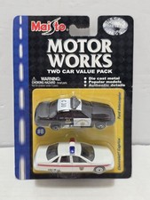 Maisto Motor Works Two Car Value Pack 8 Ford Interceptor  Chevy Caprice Police