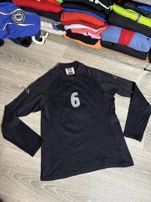 Vintage Kappa Italy Training Long Sleeve Football Men s Size S Soccer Jersey #6