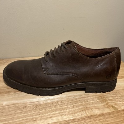 Born Brown Leather Lace Up Oxford Shoes Men”s 10.5M | eBay display picture 2