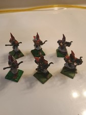 Warhammer Fantasy Dark Elf Crossbowmen x6 OOP Metal Minis