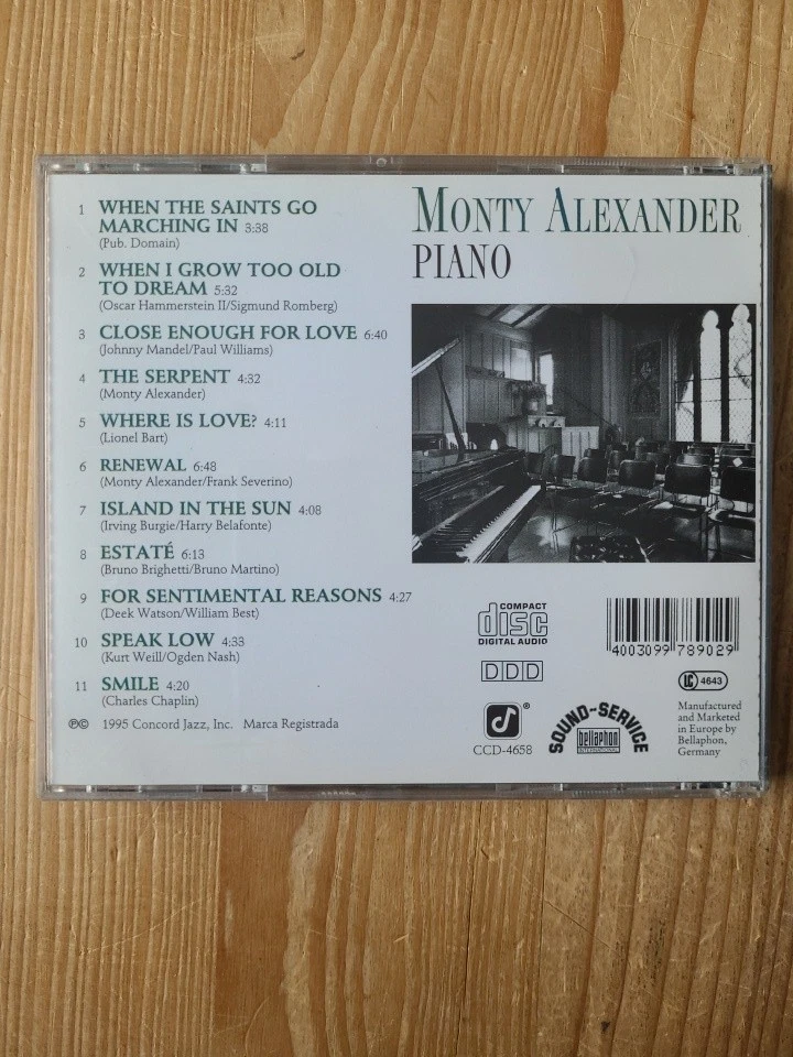 At Maybeck (live) [Maybeck Recital Hall Series  Volume 40] Alexander, Monty: - Bild 2 von 2