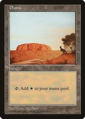 MTG English Plains - Blue Pack (MacNeil) NM Normal Promos: APAC Lands