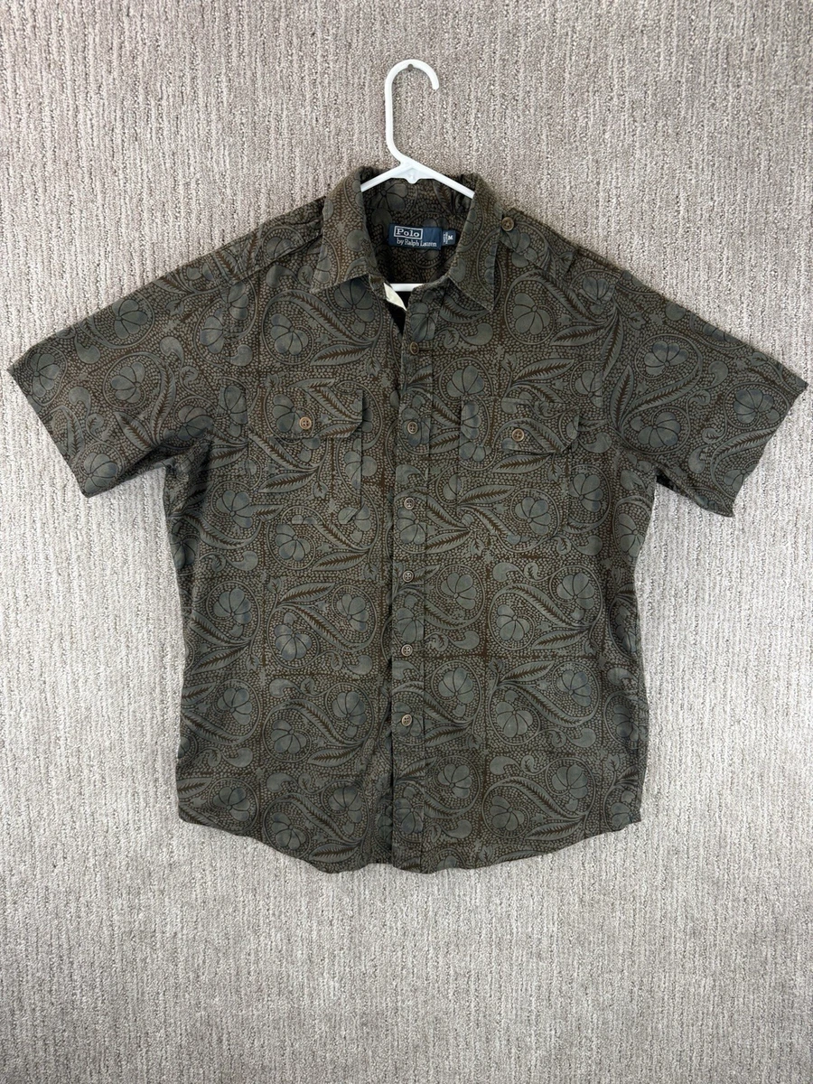 Polo Ralph Lauren Paisley Short Sleeve Casual Button-Down Shirts