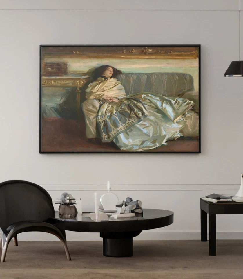 Arte de pared en lienzo/póster John Singer Sargent Nonchaloir Repose Foto 2 de 2