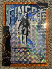 2025-26 Topps Finest Jalen Williams Finest Autographs FAU-JL Orange /15 Thunder