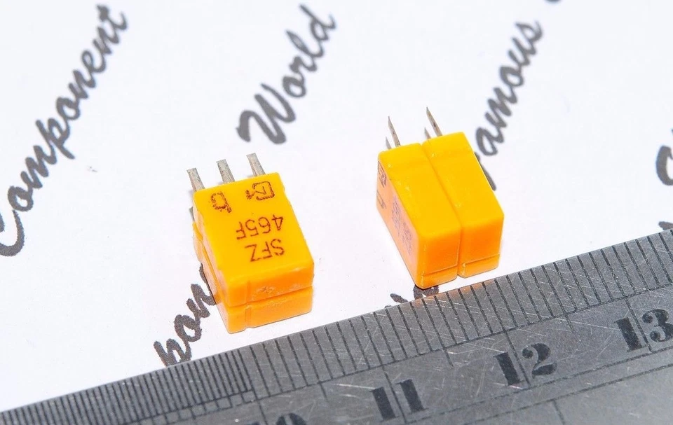 2 piezas - Filtro cerámico, resonador Panasonic SFZ465F 465KHz Foto 3 de 3