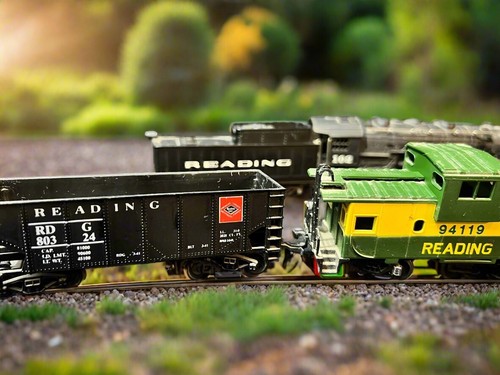 Rivarossi, 102 Locomotive, Reading Railroad Train Set, HO Scale - Picture 7 of 15