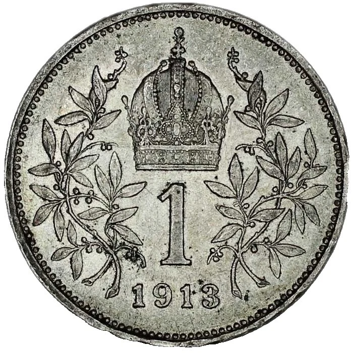 Silver 1913 Year Austrian Coins