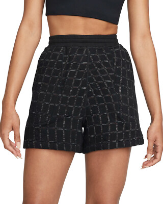Nike Damen Yoga Kurze wende Hose Therma-FIT Luxe Shorts DV4320-010 Bermuda S