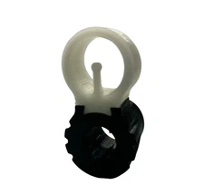 .50 cal Blowgun Glow in the Dark Mil Spec Peep Sight Muzzle Guard - Black