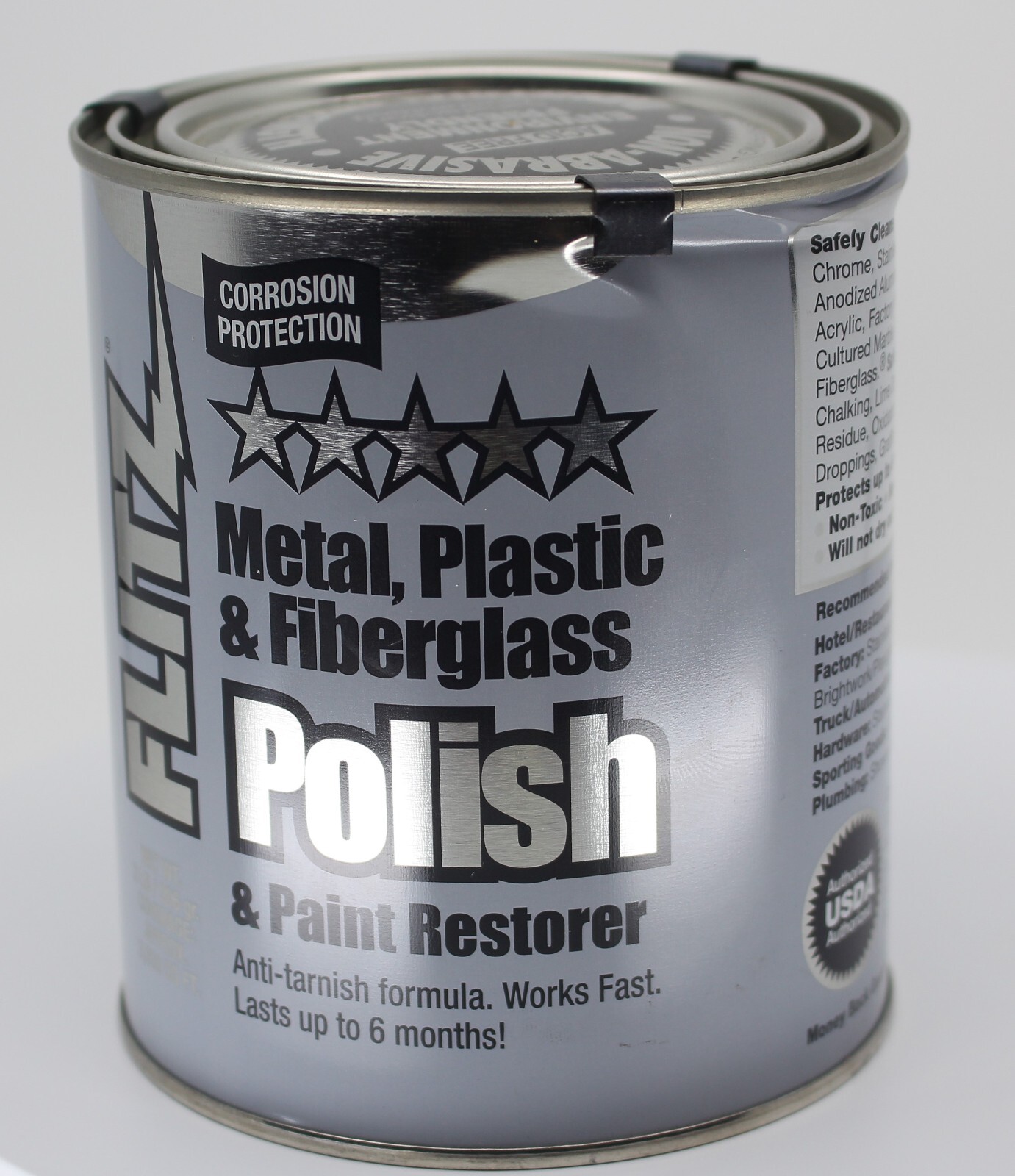 FLITZ Metal, Plastic & Fiberglass Polish 2lb/906g *DENTED CAN
