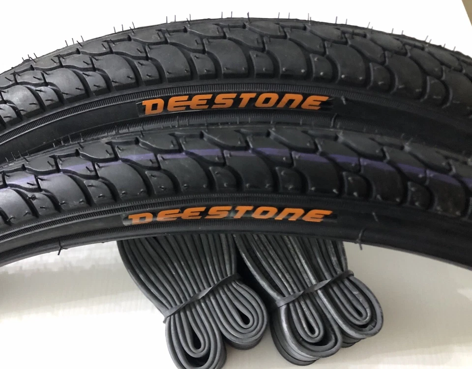 2 COPERTONI 24 X 1.75 DEESTONE SLICK Mtb + 2 CAMERA 24