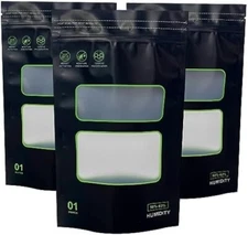 20 Pack Lock & Seal Storage & Curing Bags Heat Sealable One Size, Clear