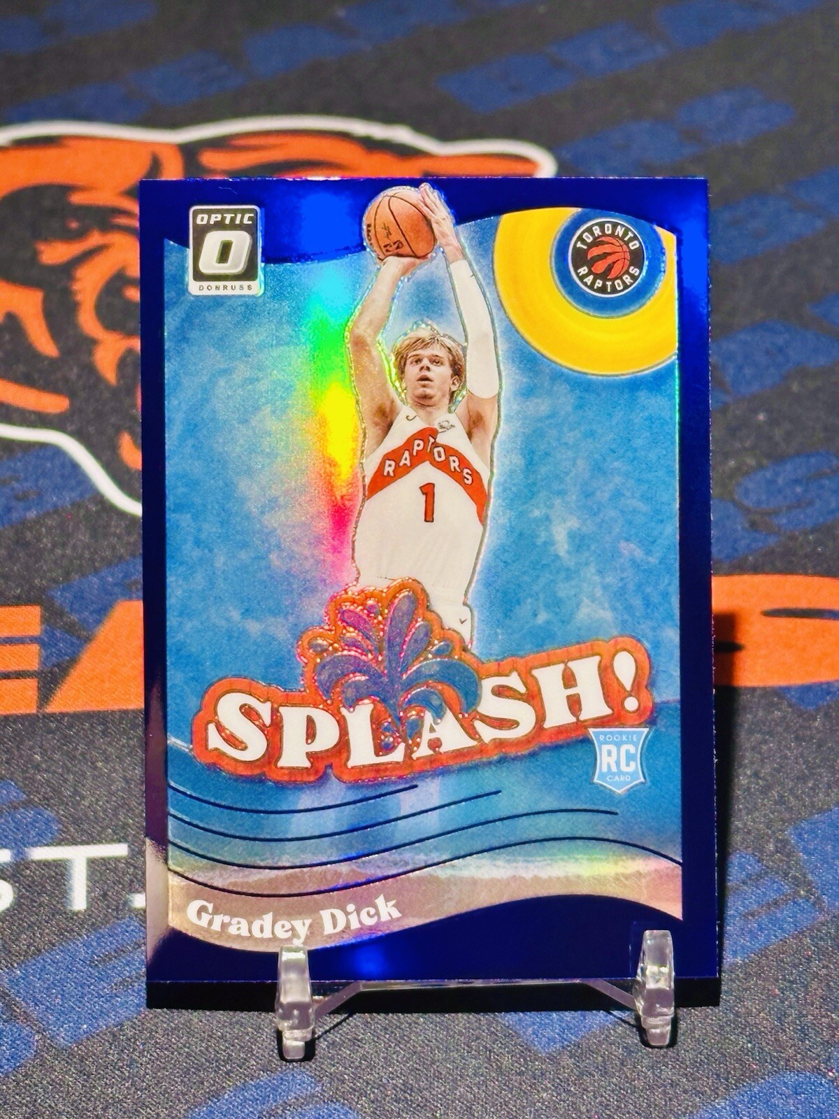 2023-24 Panini Optic - Splash Purple Prizm #9 Gradey Dick (RC)