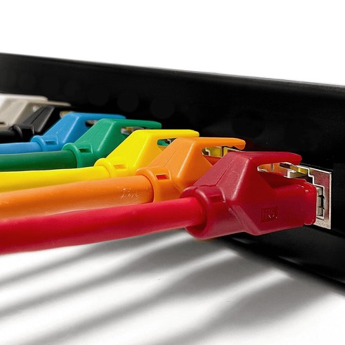 ProfiPatch Cat6a Patchpanel Patchfeld 12-portowe pole rozdzielcze do modułów Keystone - Zdjęcie 7 z 11