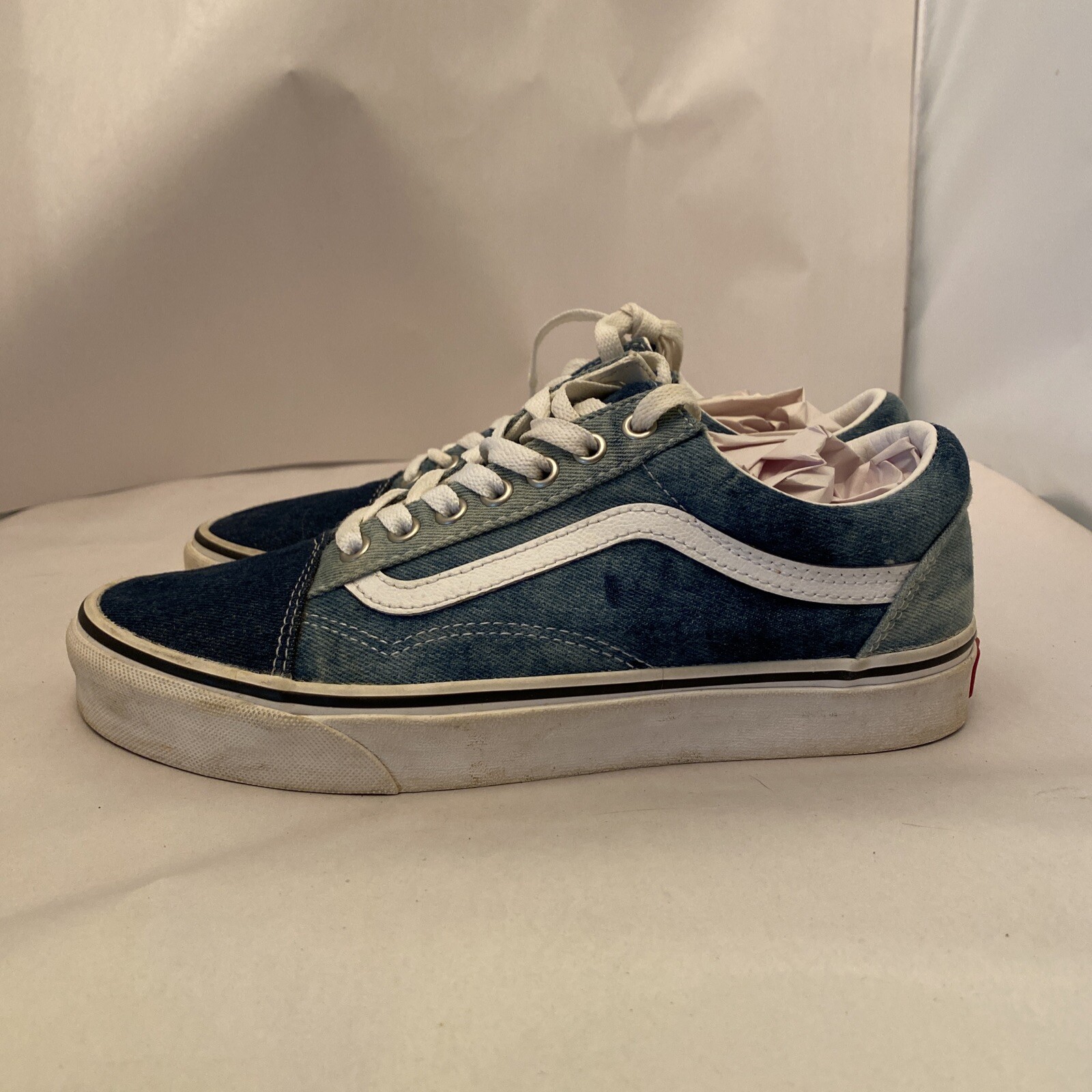 VANS SKATE Mens Size Mens Women's OLD SKOOL SHOES Acid Wash