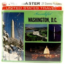 View-Master A800, Beautiful Washington DC, US Travel, Version A, 3 Reel Set