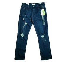 Ring of Fire Big Boys Distressed Denim Slim Fit Jeans Medusa Blue 16 Reg. NWT