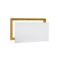 Value Pack of 32x40 Stretched Canvas 3/4 (0.75) inch deep and Floater Frame f...
