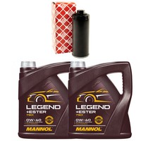 MotoröL Set Mannol 0W-40 API SN/CH-4 8 Liter + ÖLfilter FüR Audi A6 Avant 4.2 S6