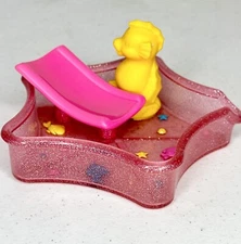 1996 Mattel Barbie Kelly Chelsea Star Shaped Swimming Pool w/ Seahorse & Slide