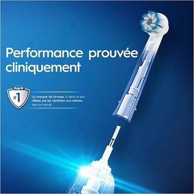 Lot De 12 Brossettes Oral-B Sensitive Clean – Pour Brosses à Dents Braun – Fabriqué En Allemagne