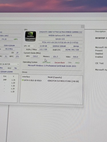 EVGA GeForce RTX 3080 Ti FTW3 Ultra Hybrid Gaming Graphics Card 12GB GDDR6X - Picture 4 of 13